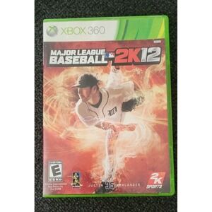 XBOX 360 MLB 2K12 VIDEO GAME. PRE OWNED